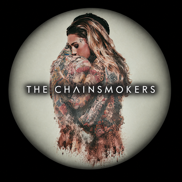 The Chainsmokers car door projector